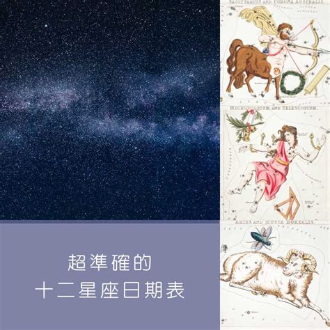 8/4生日|【十二星座日期/月份表】想要查星座生日是幾號？快。